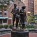 Boston Irish Famine Memorial in Boston, Massachusetts city