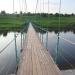 Pedestrian bridge across the Moscow River