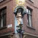 Our Lady's statue in Antwerp city
