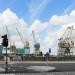 Harbour Cranes in Antwerp city