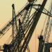 Harbour Cranes in Antwerp city