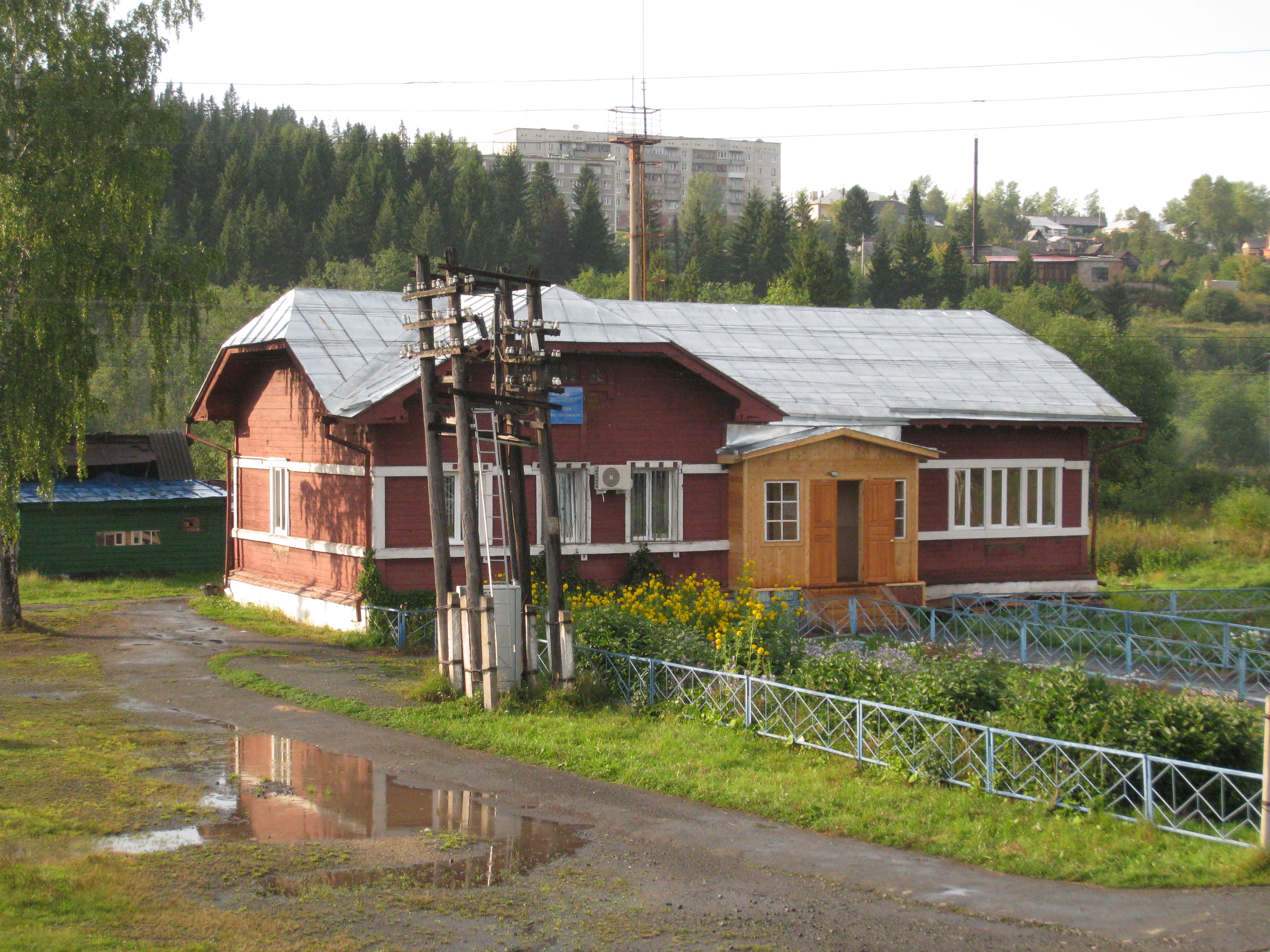 Станция Нижнесергинская ЖД