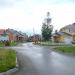Traffic control barrier in Pskov city