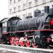 Паровоз-памятник Э-2432 в городе Саратов