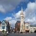 Haymarket Memorial Clock Tower in Leicester city