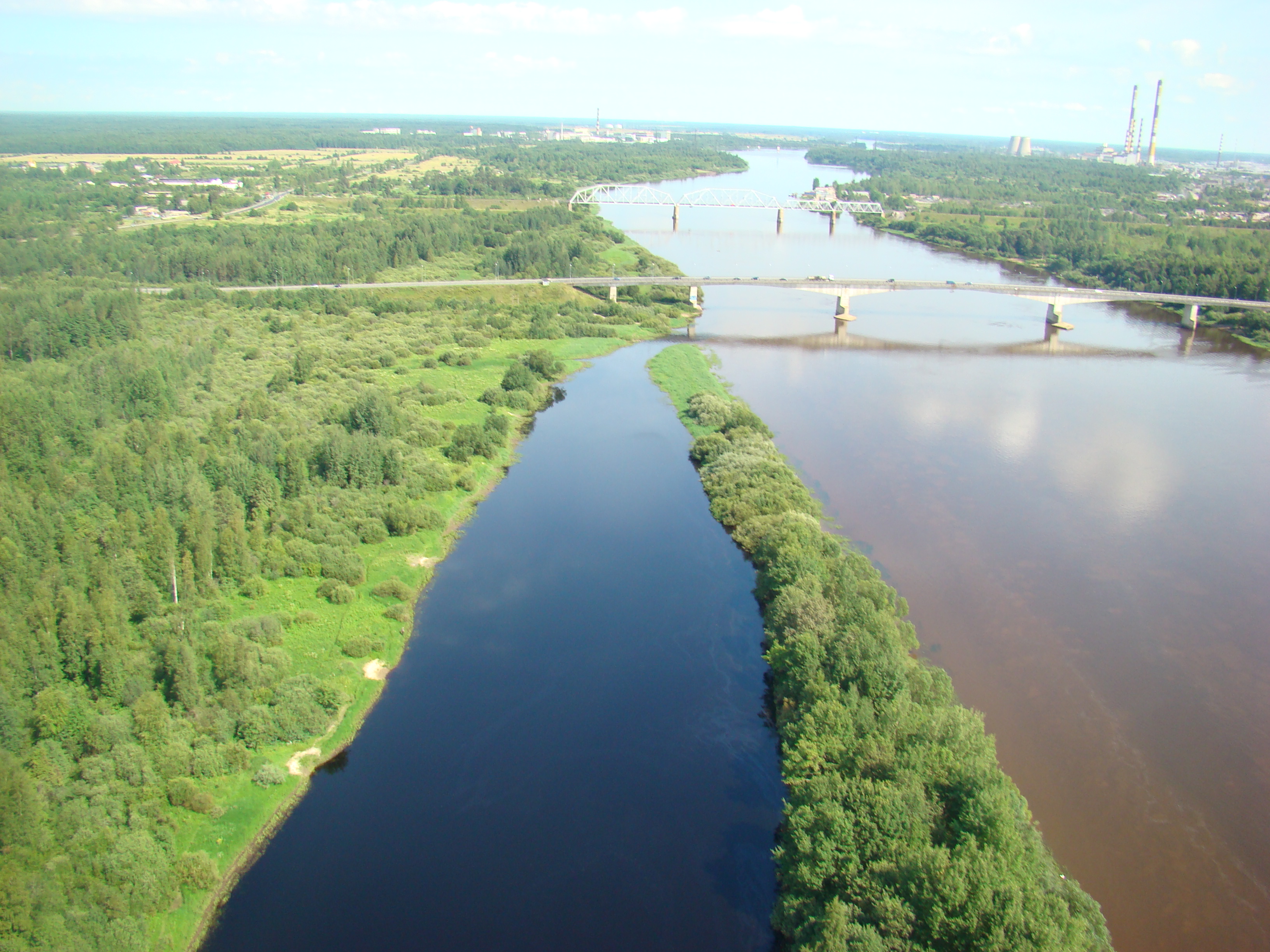Река Волхов Киришский район