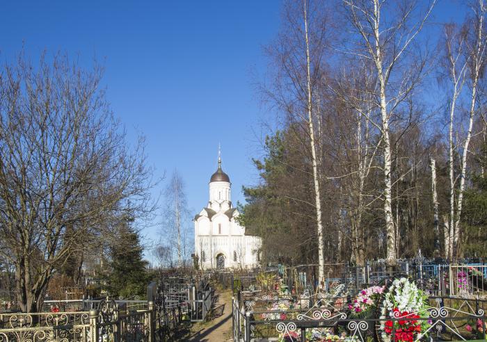 Храм в Павловской Слободе Истринский район