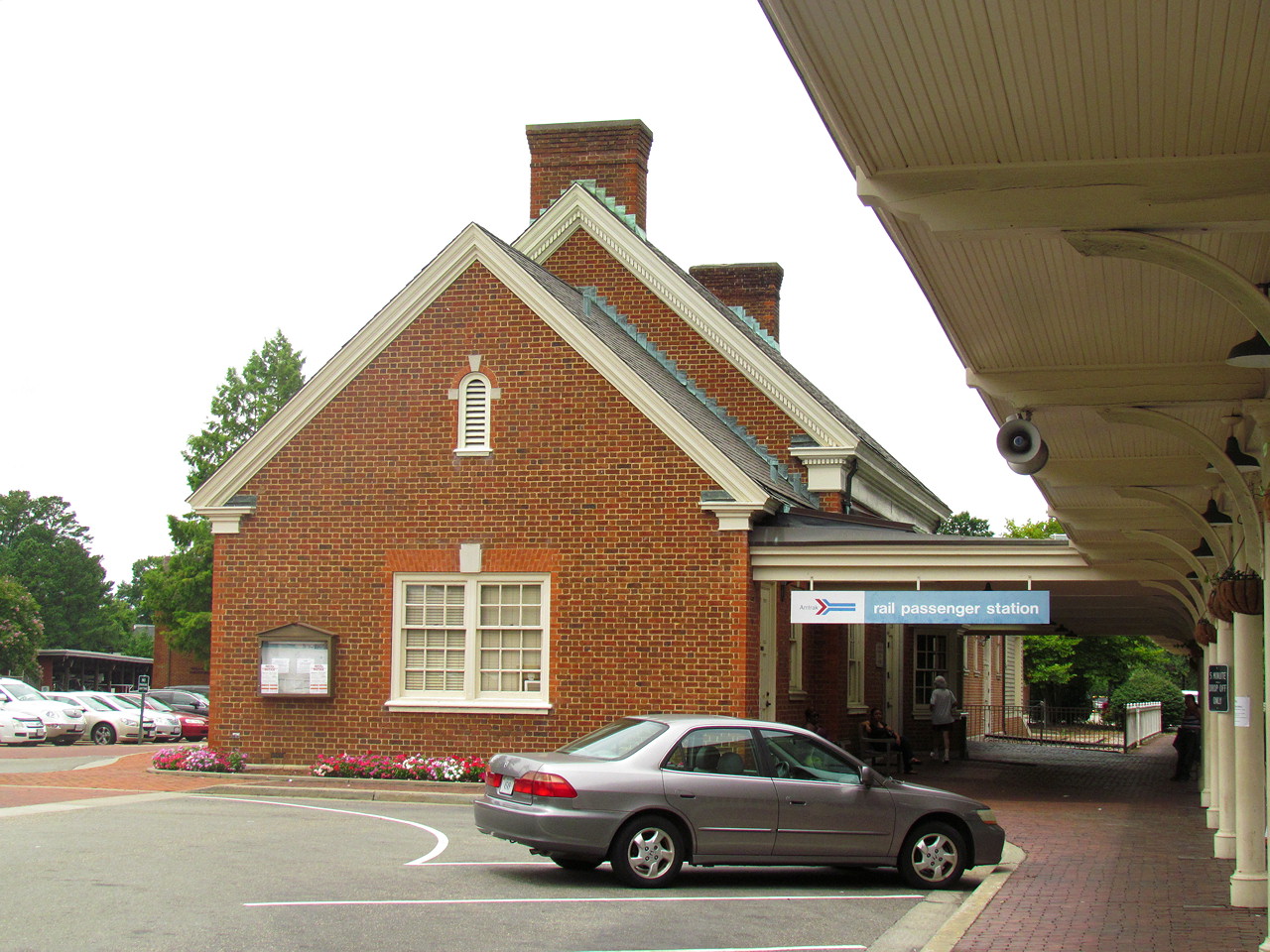 Williamsburg, VA, Amtrak Station (grounds) Williamsburg, Virginia