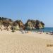 Praia dos tres irmaos in Alvor, Portimao, Portugal city