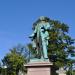 Statue of Henrik Wergeland in Oslo city