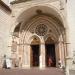 Facciata della Basilica Inferiore (it) in Assisi,  Italy city