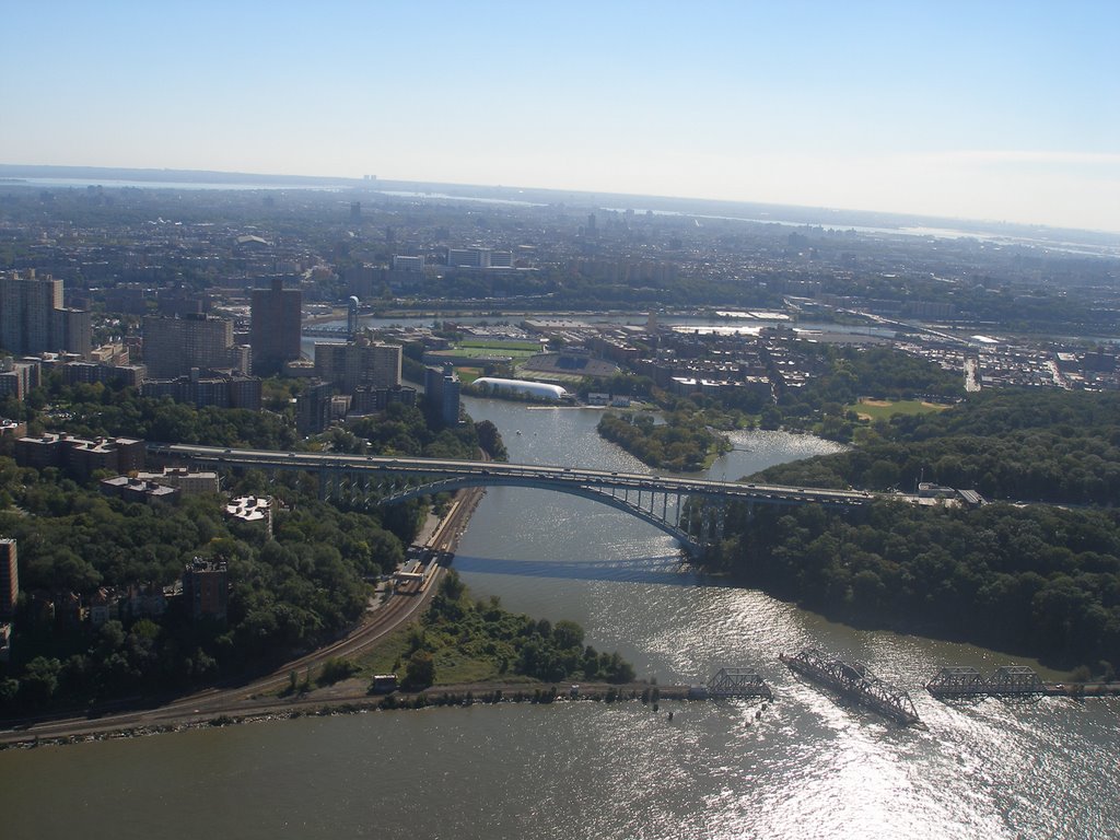 Henry Hudson Bridge New York City, New York toll gate, road bridge