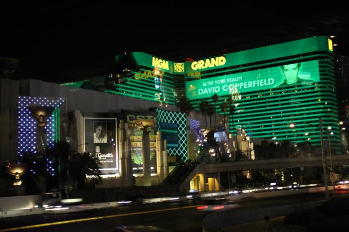 mgm grand hotel casino aerial view