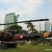 Bell UH1 in Jakarta city