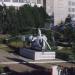 Площадка с образцами авиатехники в городе Кумертау
