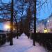 Аллея в городе Екатеринбург