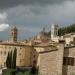Views from the Piazza di Santa Chiara in Assisi,  Italy city