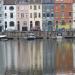 Jetty in Ghent city