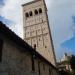 Bell tower of the Cathedral of San Rufino in Assisi,  Italy city