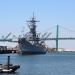 USS Iowa (BB-61) in Los Angeles, California city