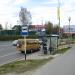 Автобусная остановка «Гагарина» в городе Ханты-Мансийск