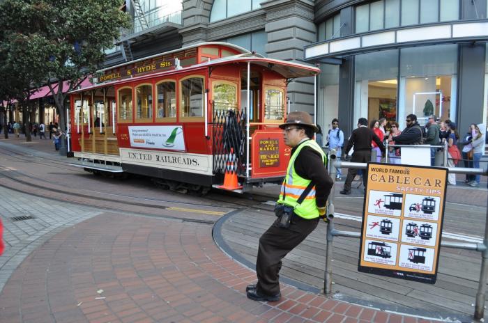 Powell Street Cable Car Turntable - San Francisco, California