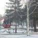 Паровоз-памятник Еа-3215 в городе Лесозаводск