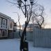 Декоративные скамья и фонарь в городе Ирбит