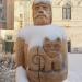 Деревянная скульптура в городе Ирбит