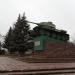 Tank T-34 monument in Mariupol city