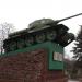 Tank T-34 monument in Mariupol city