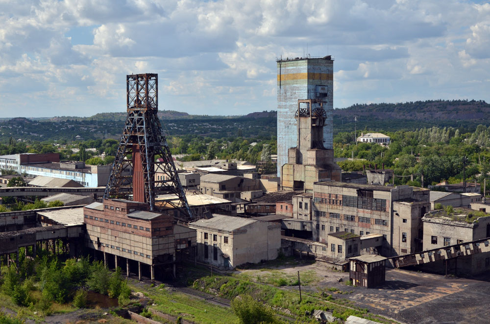 Шахта ленина горловка карта