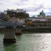 Mozart Bridge in Salzburg city