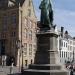 Jan van Eyck Statue in Bruges city