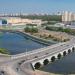 Автомобильный мост через реку Миасс в городе Челябинск