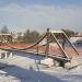 Пешеходный мост в городе Нахабино
