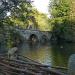 Minnewater bridge in Bruges city