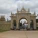 Ticket office and current public entrance to palace in Mysuru city