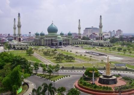 Masjid Agung An Nur Riau Park Pekanbaru