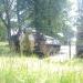 Площадка с бронетехникой в городе Балтийск