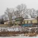 Старое здание гребной базы в городе Псков