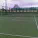 Antonyuk's tennis court in Zhytomyr city