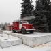 Памятник - пожарный автомобиль ГАЗ-51 в городе Псков