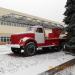 Памятник - пожарный автомобиль ГАЗ-51 в городе Псков