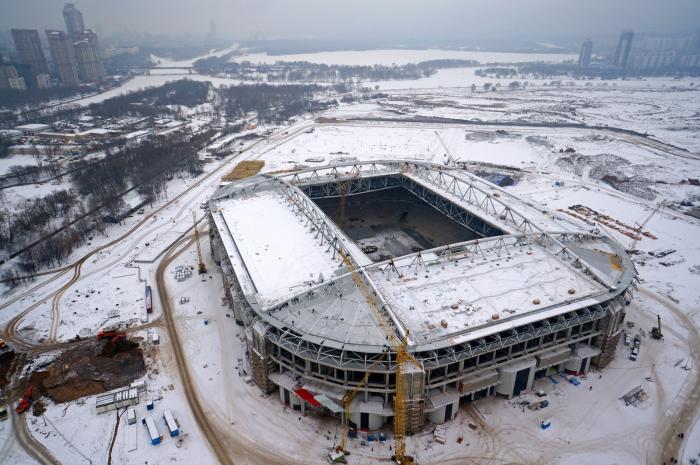 The homeground of Spartak Moscow Otkrytie Arena or Spartak Stadium