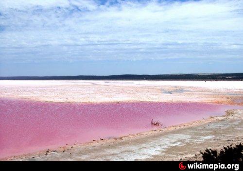 Австралийское чудо природы — розовое озеро Хиллер