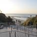 Stairs on a beach in Netanya  city