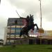 Kithur Rani Channamm Equestrian Statue in Hubballi (Hubali) city