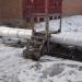 Деревянный мостик через теплотрассу в городе Коркино