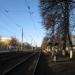 Railroad crossing in Nizhny Novgorod city